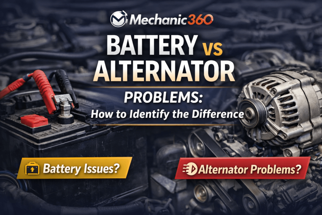 Car not starting or stopping while driving – battery vs alternator explained