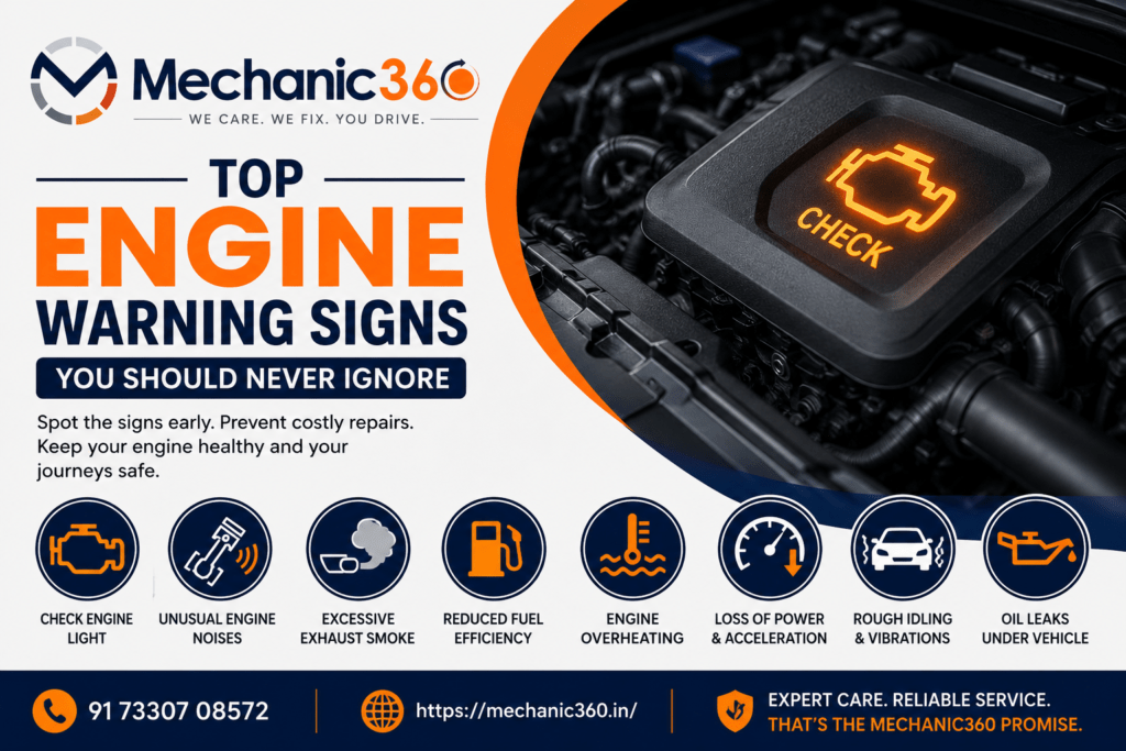 Top Engine Warning Signs You Should Never Ignore