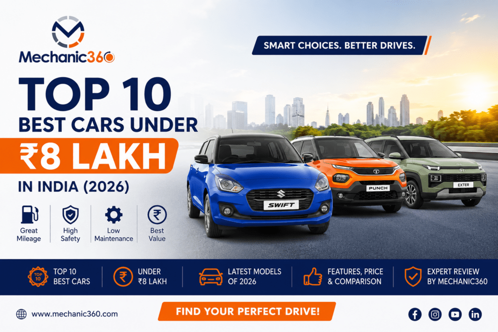 Best Budget Cars Under ₹8 Lakh