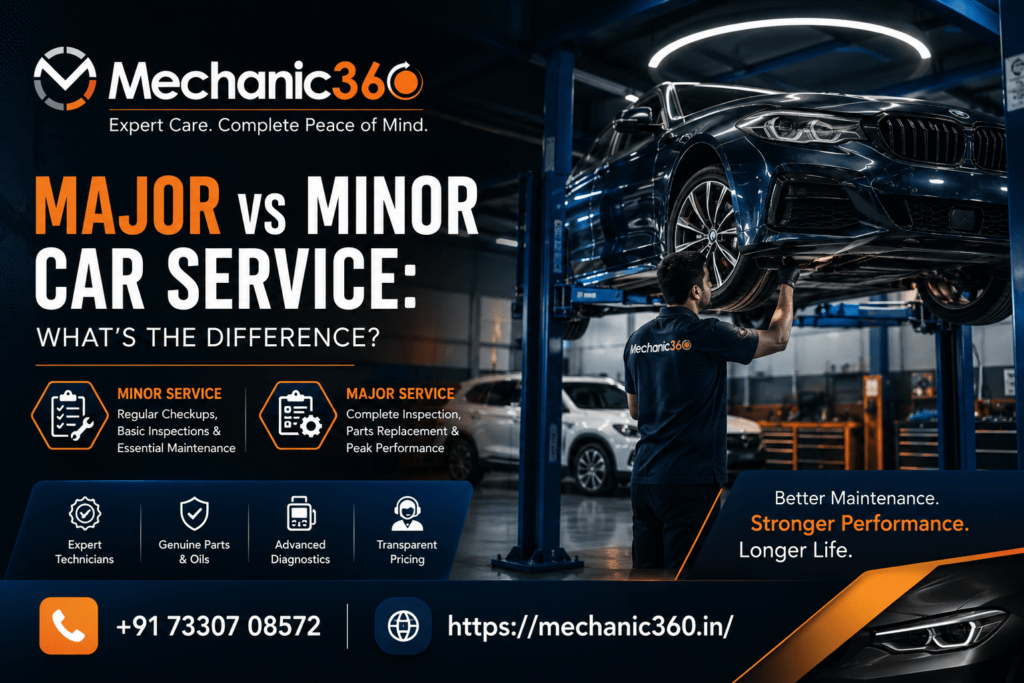 Major vs Minor Car Service